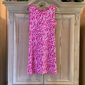 Pink and white Barbara Gerwit dress